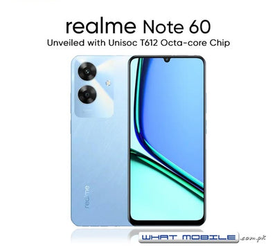 Realme note 60 water resistance (TRA) 18 months international Warranty brand new