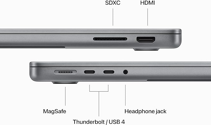 Apple 2023 MacBook Pro (14-inch, Apple M3 chip with 8‑core CPU and 10‑core GPU