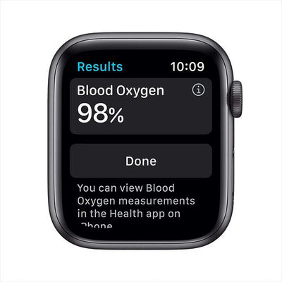 Apple Watch Series 6 (GPS, 44mm) - Space Grey Aluminium Case with Black Sport Band