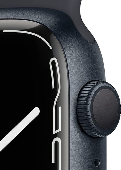 Apple Watch Series 7 (GPS, 41mm) - Midnight Aluminium Case, Midnight Sport Band