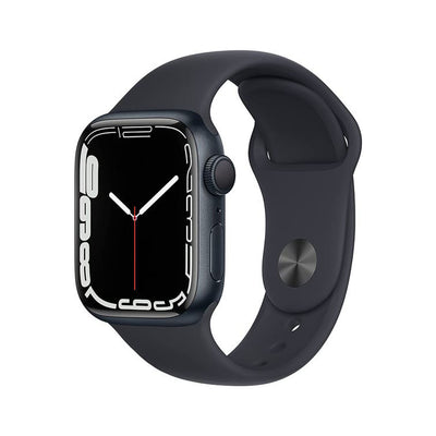 Apple Watch Series 7 (GPS, 41mm) - Midnight Aluminium Case, Midnight Sport Band