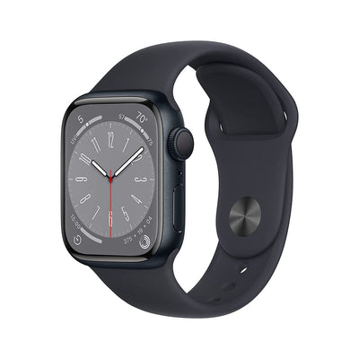 Apple Watch Series 8 GPS 45mm Midnight Aluminum Case with Midnight Sport Band - Regular