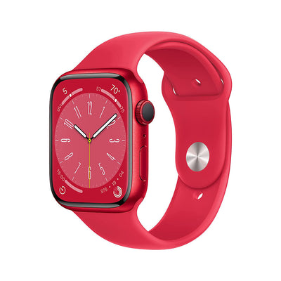 Apple Watch Series 8 GPS 41mm (PRODUCT)RED Aluminum Case with (PRODUCT)RED Sport Band - Regular